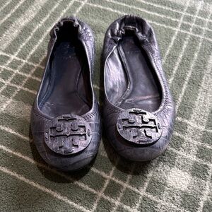 Tory Burch Women's Dark Gray Ballet Flats size 6.5
